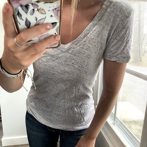 Grey PINK VS v-neck tee